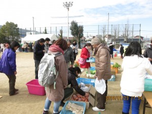 H28年１月２３日尼崎市地場野菜販売