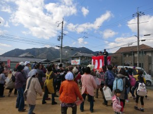 餅まき、お菓子まき